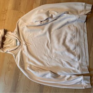 Nike Cream Knit Sweater with Crew Neck